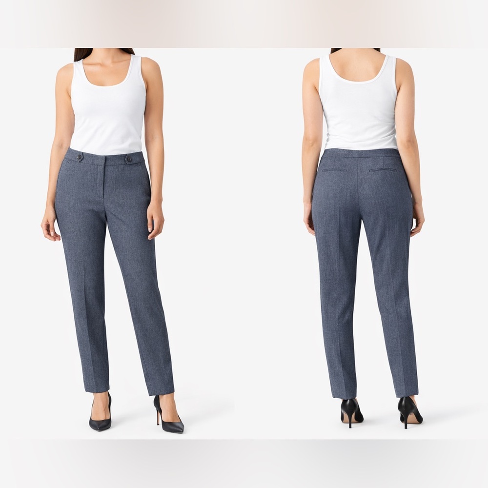 LOFT The Skinny Pants Tailored Slim Fit Ankle Trousers Chic Workwear Essential